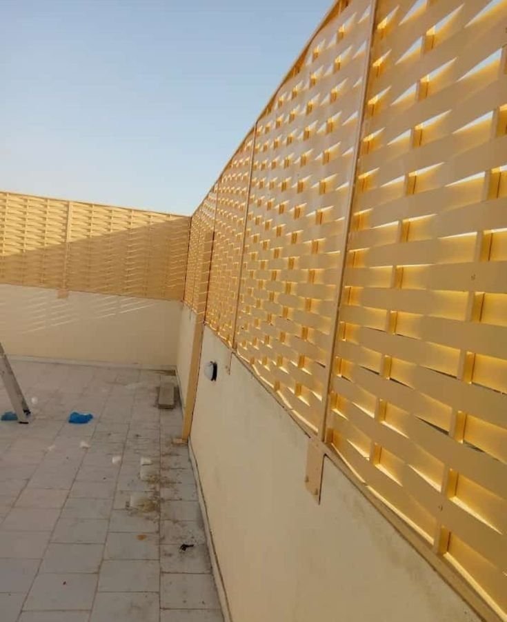 تركيب سواتر حديد شرائح 